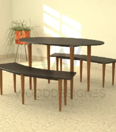 Melissa Dining Set (Black) - main product view