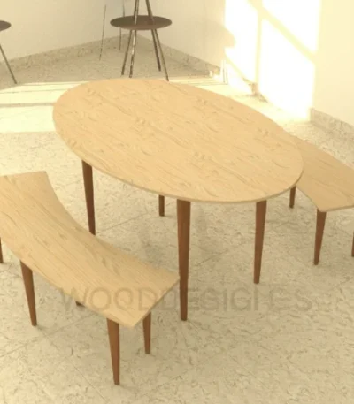 Melissa Dining Set (Light-Oak) - main product view