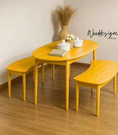 Melissa Dining Set (Golden-Brown) - main product view