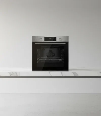 Maxi Electric Built-in Oven 60 cm (QBP7SSD) Black and Stainless Steel – main product view