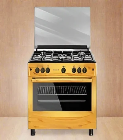 Maxi Gas Cooker 60 × 90CM (5 Burners) Wood Finish (TR) – with Oven and Grill – main product view