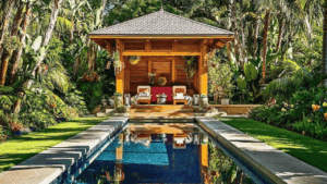 Eco-friendly home interior designed with sustainable materials and natural elements