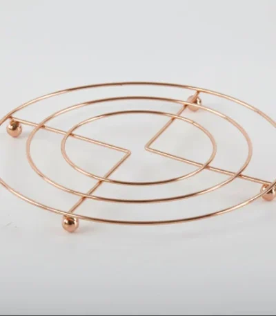 Round Chrome Trivet Copper - main product view