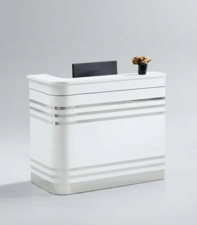 Stripe Reception Office Table 1.2mtr - main product view