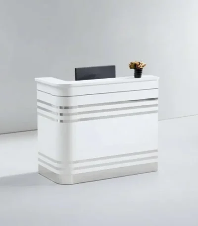 Stripe Reception Office Table 1.6mtr - main product view
