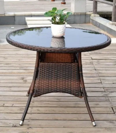 Weedoo 1 Unit Garden Rattan Table - main product view
