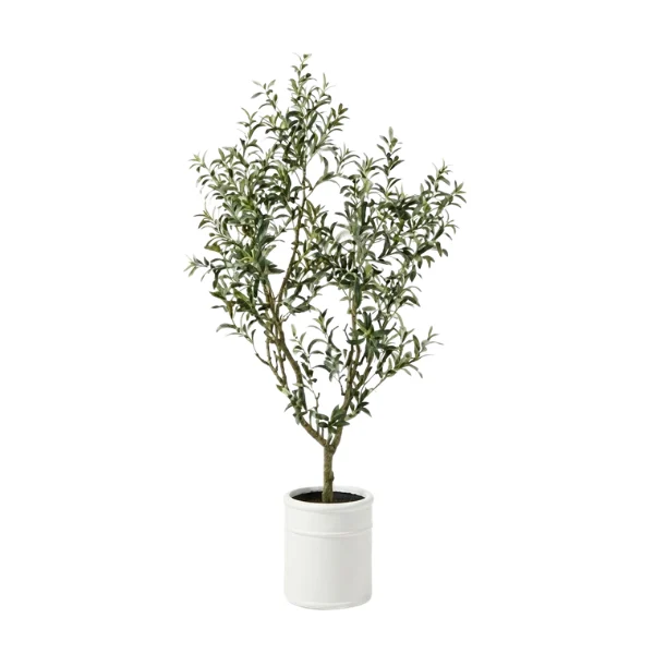 Cgh Artificial 6.5’ Olive Tree with French Planter – main product view