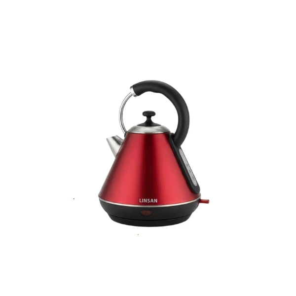 Metallic Electric Kettle 504 - 1.8 Liter - Red – main product view