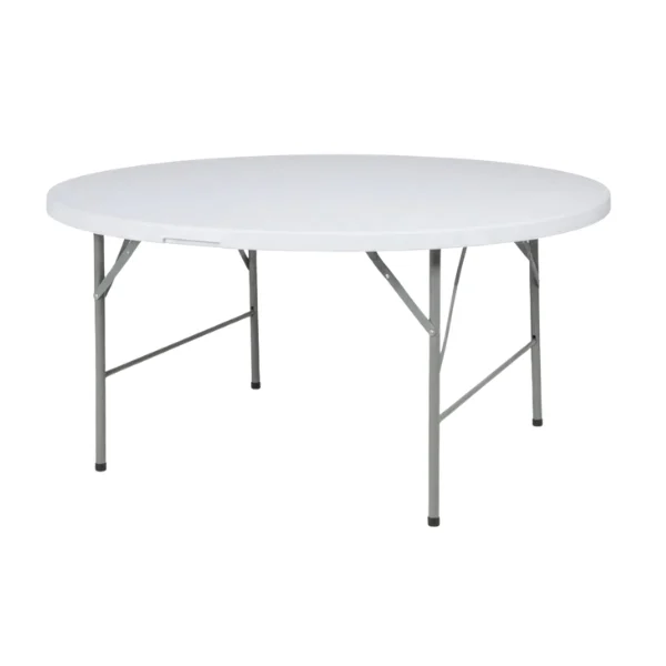 5 - Feet Round Plastic Folding Table