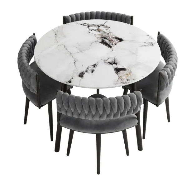 4 Seater Round Dining Set