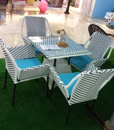 HP126 Rattan Outdoor Table and Chair Set – main product view