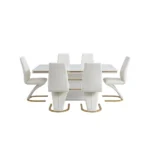 Light Luxury Modern Dining Set - main product view