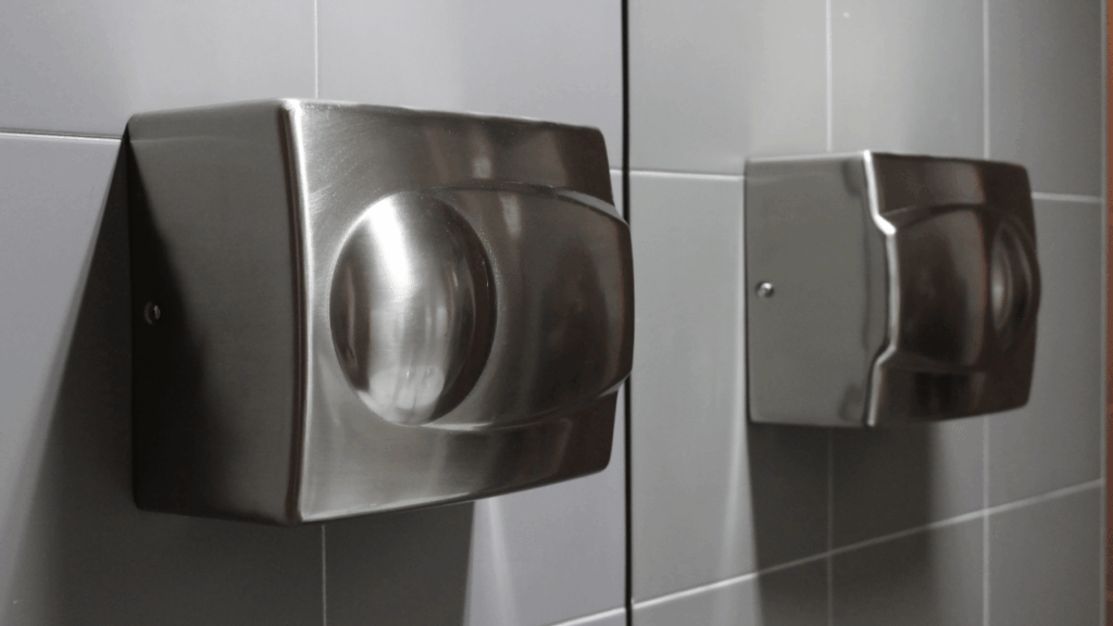 Bathroom hand dryers supporting sustainable living