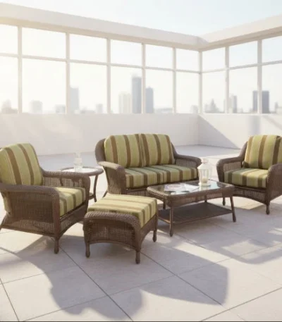 Tortuga Outdoor Sea Pines 6 Piece Rattan - main product view