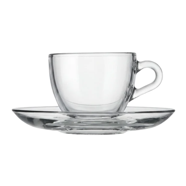 Basic Tea Cup Set and Saucer – 6 Pieces 85 ml – main product view