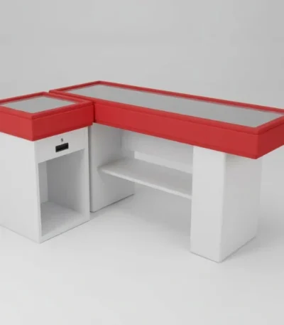 Cashier Desk Checkout Counter - main product view