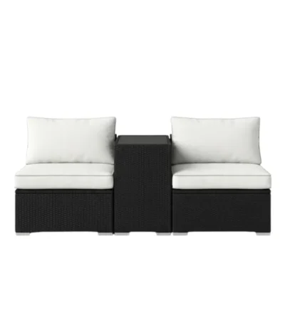 Rattan Garden Armless High Bistro Set - main product view