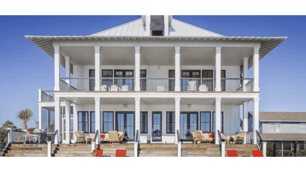 A modern residential property with a professional discussing real estate investment plans, symbolizing smart property investment and financial growth for beginners.