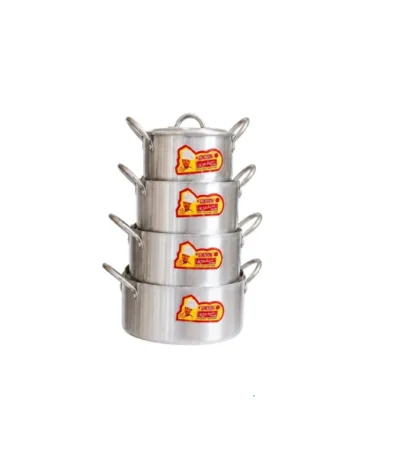 Aluminium Cookware Set – 4pcs – main product view