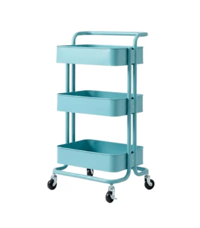 3 Layer Storage Trolley - Blue - main product view