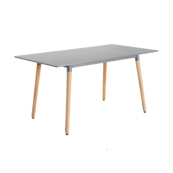 Charlie 4-Seater Black Dining Table – Table Only – main product view