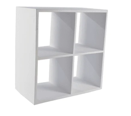 Kids Wall Cabinet-White - front product view