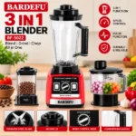 Bardefu 3 in 1 Blender-BF-5022 – Red – product view 4